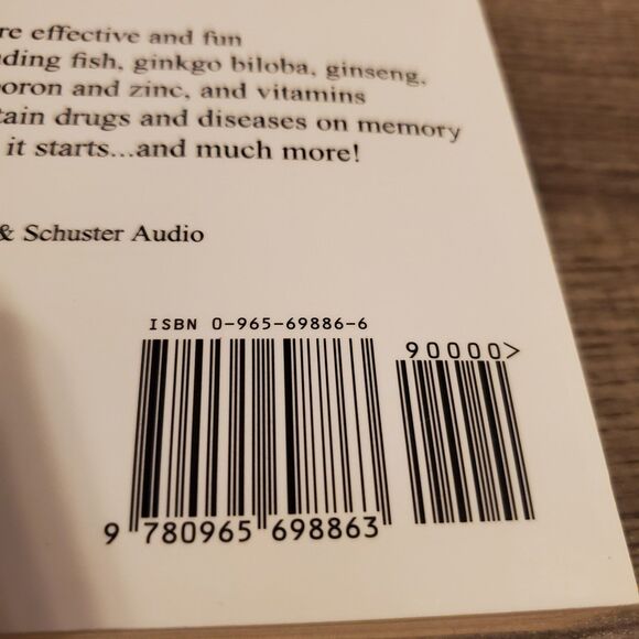 The Memory Cure paperback book 1st edition - Picture 5 of 7
